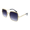 Womens metal square shaped rhinestone sunglasses SDD-5081RH - Image 3