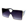 Womens rimless square plastic sunglasses AA4-96315 - Image 4