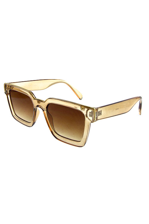 Womens square plastic fashion sunglasses AF4-89305