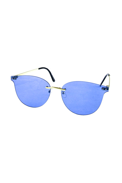 Womens butterfly pointed metal sunglasses AA2-96362