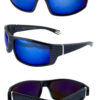 Mens modern square shaped plastic sunglasses W1-EK-AB60 - Image 5