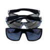 Mens plastic square shaped style sunglasses W1-EK-2596 - Image 6