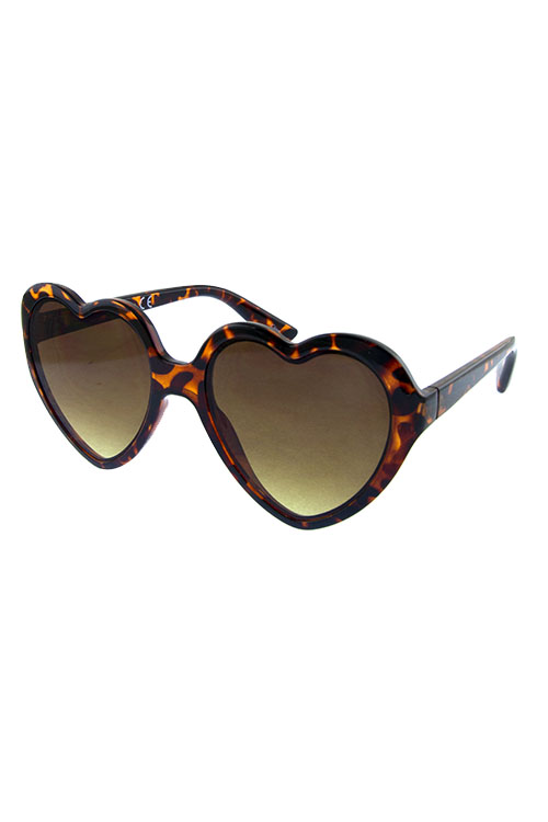 Womens heart shaped geometric lovely sunglasses S-CH2229