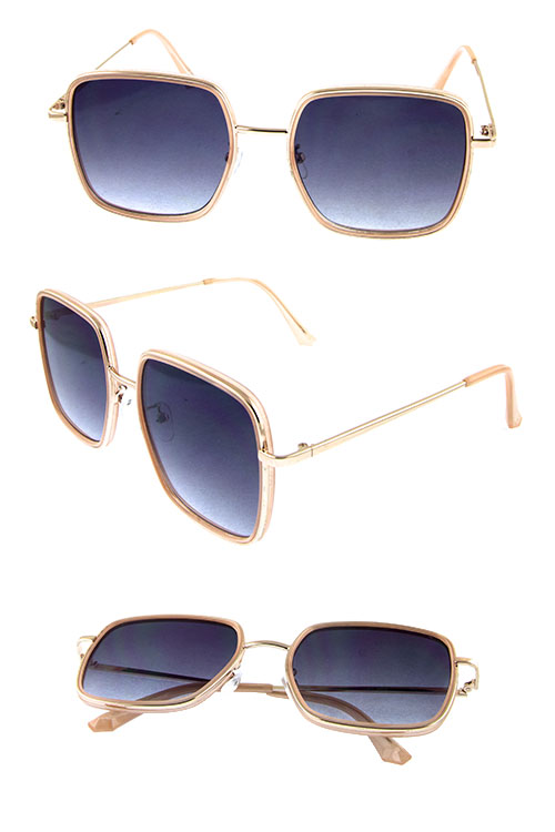 Womens sideshield metal modern sunglasses SD5-5032