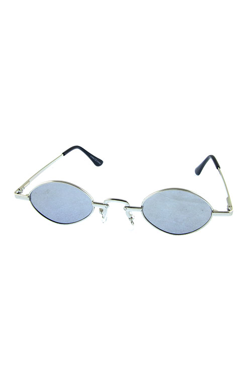 Womens six square side geometric metal sunglasses DD-YP98022 - City Sunglass