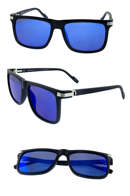 Unisex square modern plastic sunglasses D1-M2216CH