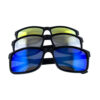 Mens square fully rimmed plastic sunglasses R-M2212AQ - Image 4