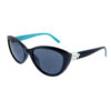 Womens cat eye pointed horn rimmed sunglasses A4-204005YB - Image 2
