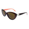 Womens cat eye pointed horn rimmed sunglasses A4-204005YB - Image 3