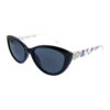 Womens cat eye pointed horn rimmed sunglasses A4-204005YB - Image 4