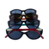Womens cat eye pointed horn rimmed sunglasses A4-204005YB - Image 5