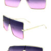 Womens metal square style fashion sunglasses I3-M2204BY