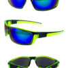 Mens vintage square plastic sunglasses V1-EK2512