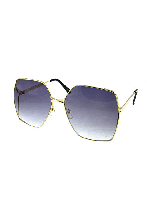 Womens square metal fashion sunglasses SA3-5104