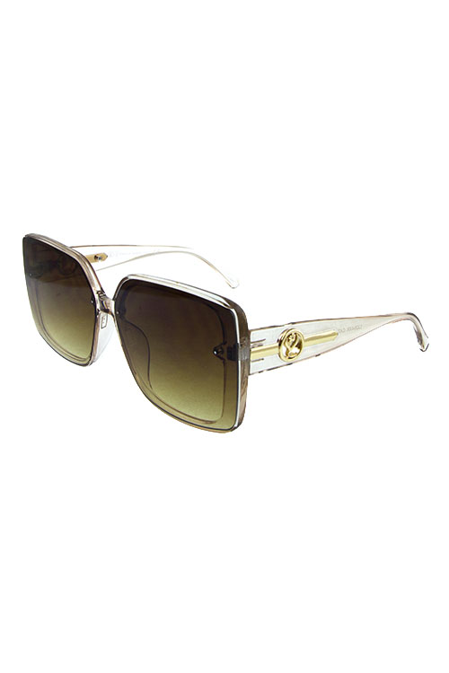 Womens modern square plastic sunglasses B3-L2204XR