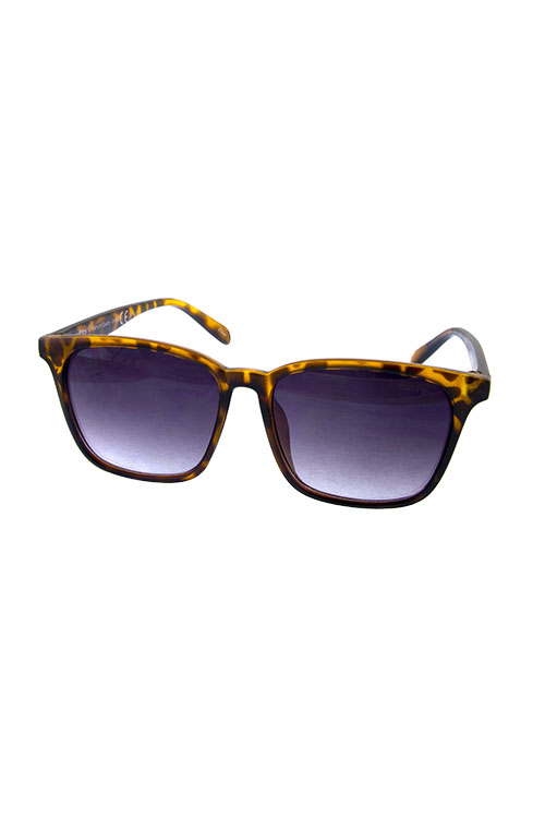 Unisex classic plastic square style sunglasses J1-M2209AQ