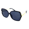 Womens metal arm blended square sunglasses C3-L2202XR - Image 4