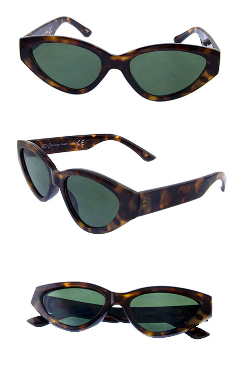 Womens cat eye retro plastic sunglasses D5-L2208HG