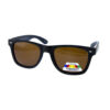 Mens horn rimmed square mature plastic sunglasses A2-P204011YB - Image 4