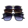 Womens casual square plastic sunglasses D4-M2202CH - Image 4
