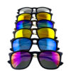 Unisex square modern retro plastic sunglasses F5-RP97558 - Image 7