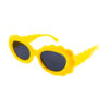 Womens fancy rounded plastic sunglasses C2-80502 - Image 3