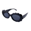 Womens fancy rounded plastic sunglasses C2-80502 - Image 4