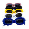 Womens fancy rounded plastic sunglasses C2-80502 - Image 5