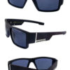 Mens square plastic classic sunglasses A2-EK891085W