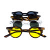 Womens vintage rounded plastic sunglasses C2-80403 - Image 5