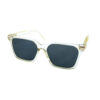 Womens square fashion plastic sunglasses D2-L2302YG - Image 2