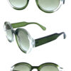 Womens retro rounded plastic sunglasses D2-L82302BY