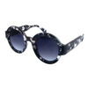 Womens retro rounded plastic sunglasses D2-L82302BY - Image 4