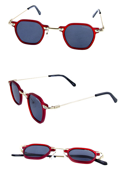 Unisex vintage square blended sunglasses DD-M82302CM