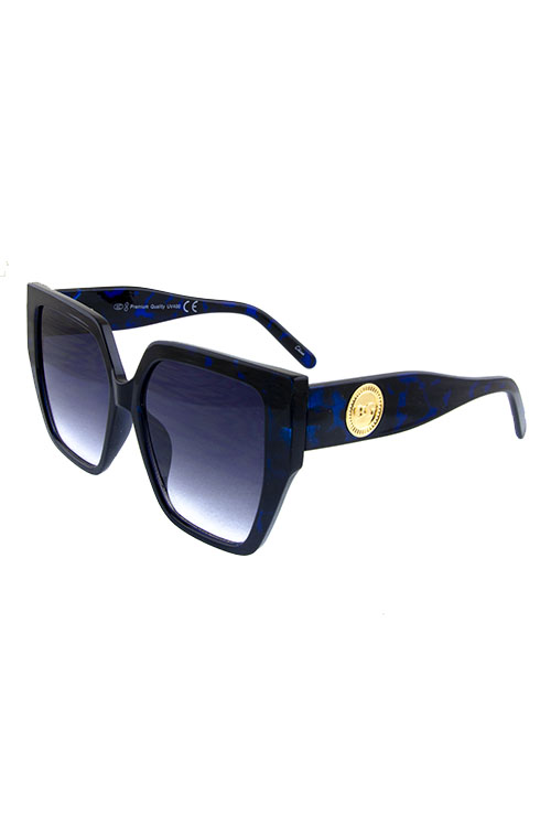 Womens high fashion square plastic sunglasses F3-L82301LS