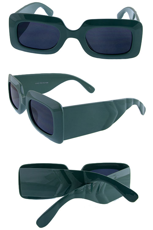 Womens square retro plastic sunglasses A1-80288