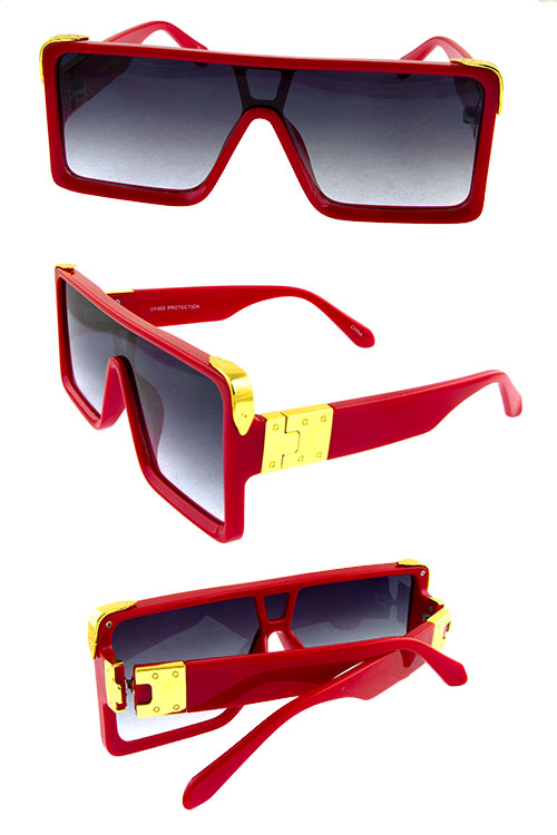 Womens retro high fashion square style sunglasses SD5-7810