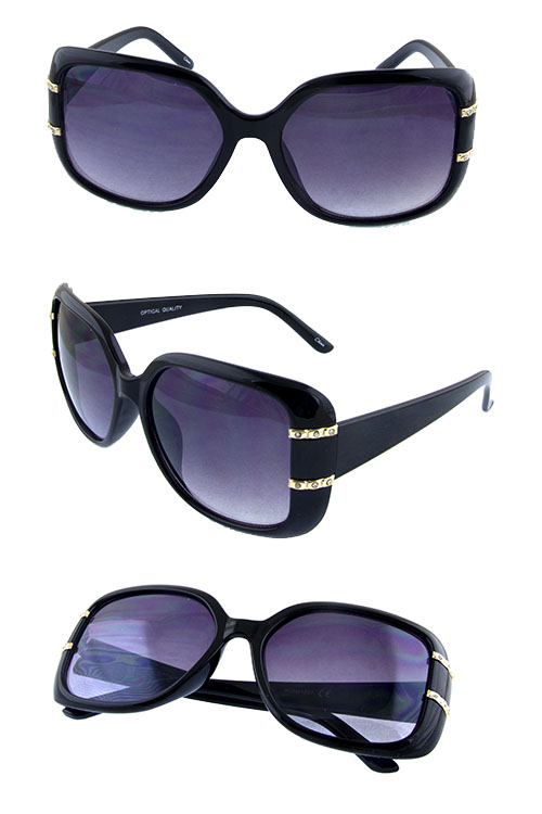 Womens plastic square high fashion sunglasses D5-21037