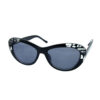 Womens square cat eye plastic fashion sunglasses F4-CAQXD11100 - Image 2