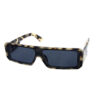 Unisex square block style plastic sunglasses G5-80424 - Image 3