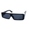 Unisex square block style plastic sunglasses G5-80424 - Image 4