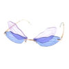 Womens rimless butterfly fashion metal sunglasses D2-5013 - Image 5