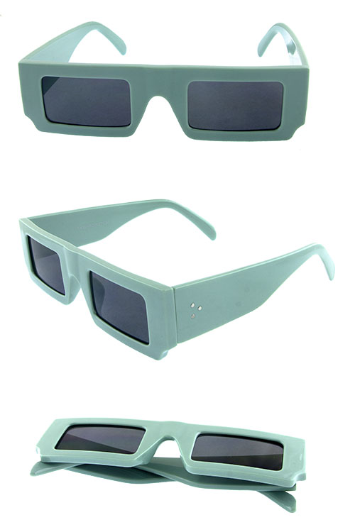 Womens square retro plastic sunglasses A2-80308