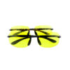 Unisex rimless square plastic sunglasses 2-PC26ND - Image 2
