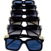 Womens high fashion plastic sunglasses F3-RS2028 - Image 6