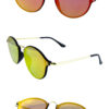 Unisex rimless fashion rounded style sunglasses C1-WL99022