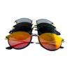 Unisex rimless fashion rounded style sunglasses C1-WL99022 - Image 5
