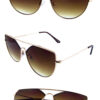 Womens metal butterfly aviator style sunglasses A4-YP98016