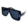 Unisex retro square plastic sunglasses G5-80568 - Image 3