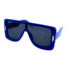 Unisex retro square plastic sunglasses G5-80568 - Image 6